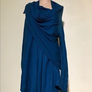 Cashmere and Cotton wrap around sweater!